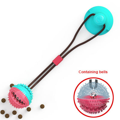 Silicone Suction Cup Tug Toy – Interactive Chew Ball for Dogs, Teeth Cleaning & Feeding