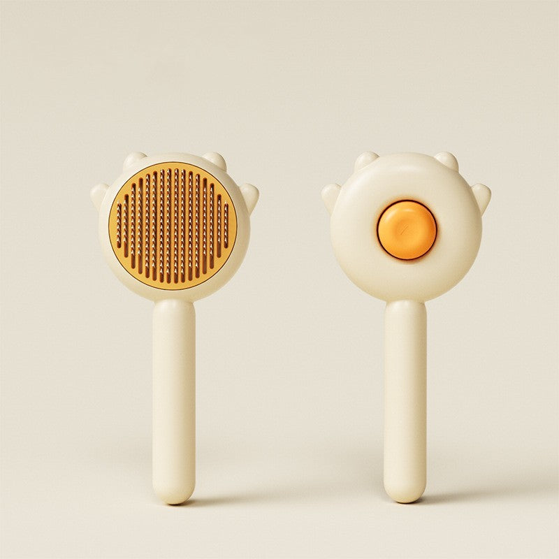 2-in-1 Cat & Dog Grooming Brush – Massage and Shedding Comb